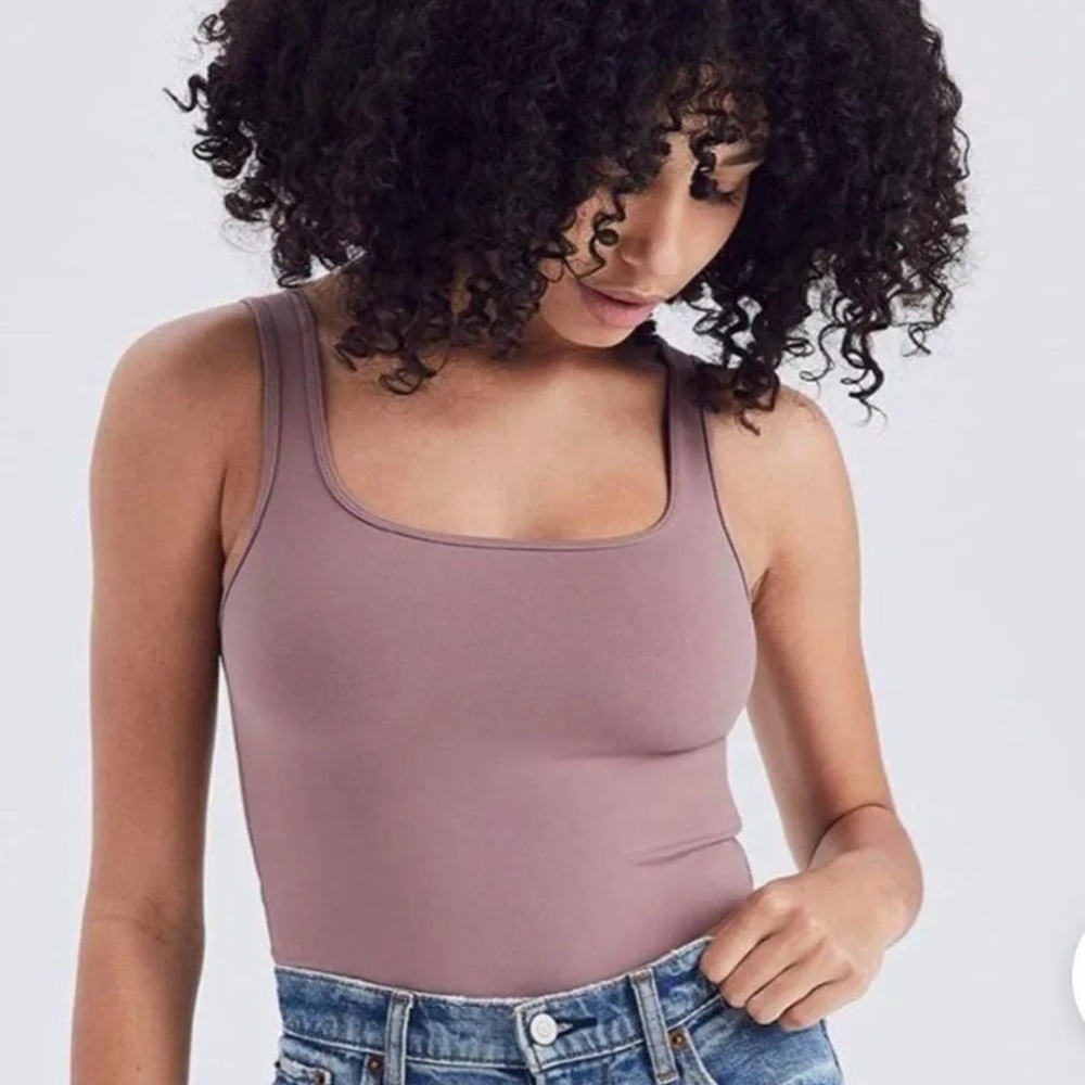 Abercrombie Pink tank bodysuit